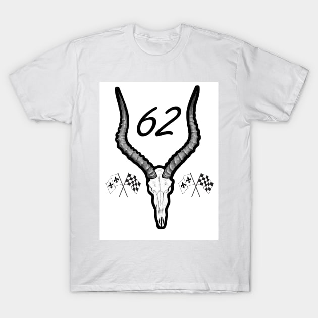 62 Impala Skull T-Shirt by ThornyroseShop